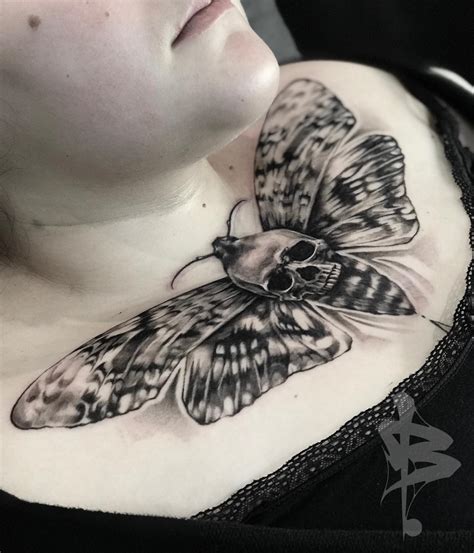 50+ Death Moth Tattoo Designs with Meanings